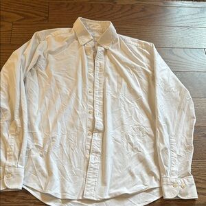 Men's White Button-Up Shirt